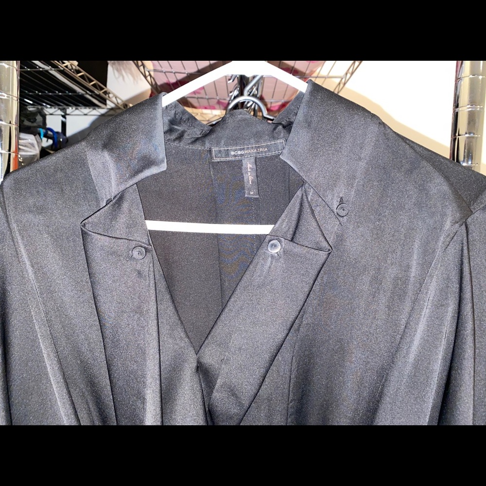 BCBG silk robe dress